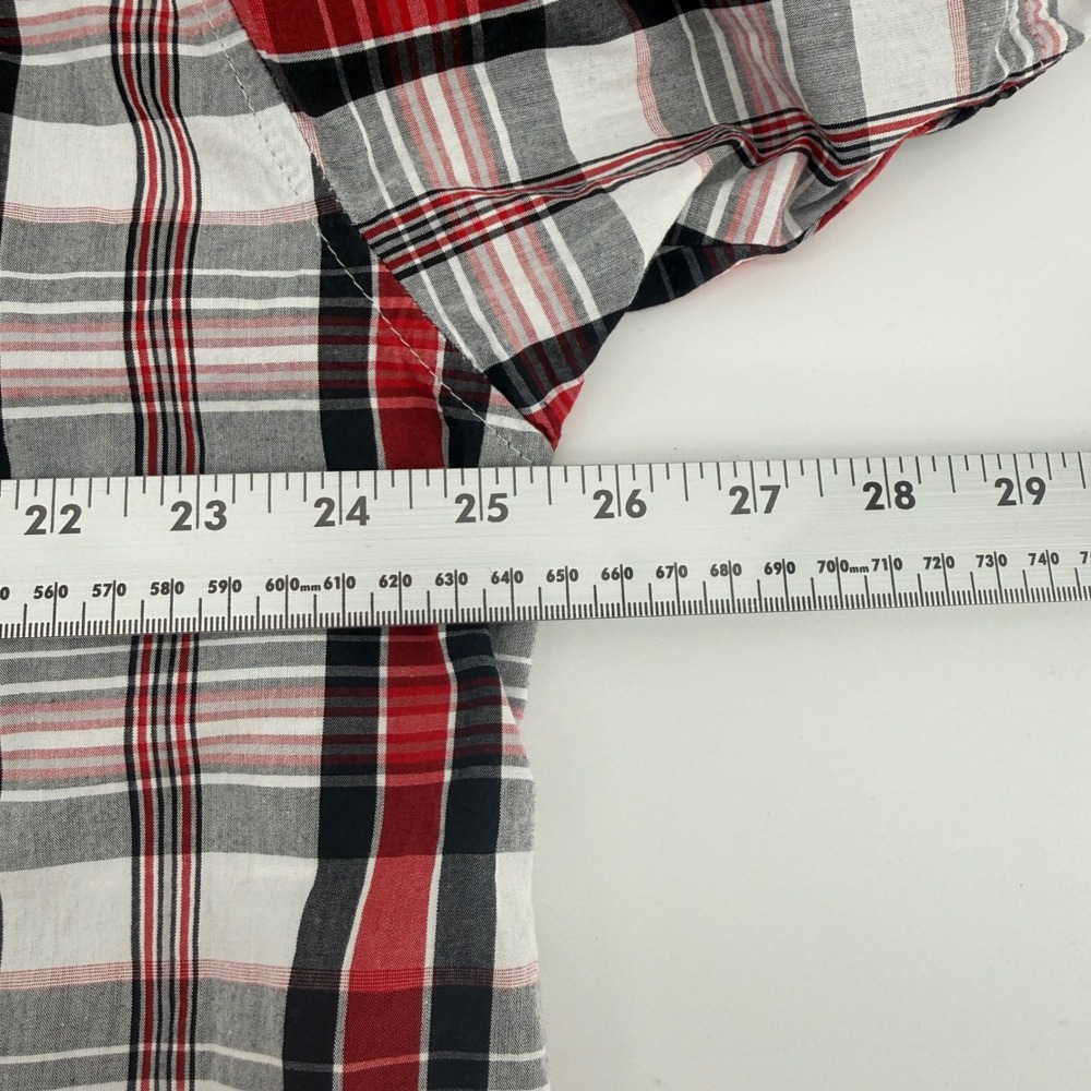 Columbia PFG Super Bonehead Georgia Bulldogs Fishing Shirt Mens Large Red Plaid - Picture 8 of 9